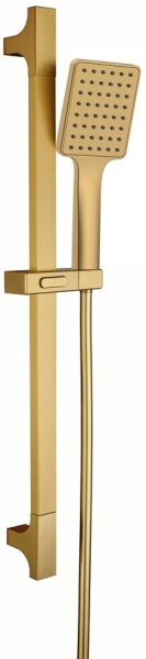 SAPHO - Sprchová souprava hranatá, posuvný držák 680, zlato mat SC815GB