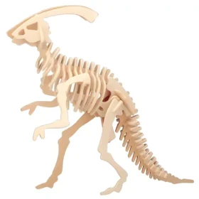 WOODCRAFT Dřevěné 3D puzzle Parasaurolophus malý