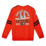 Mitchell & Ness Pánská mikina Philadelphia Flyers NHL All Over Crew Fleece Velikost: S