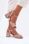 Sandály na podpatku model 213185 Step in style 37