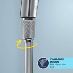 GROHE - Vitalio Trigger Spray Bidetová sprška s držákem a hadicí, chrom 26175001