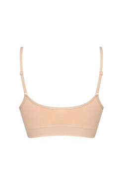 Dámská podprsenka/Top Julimex Bamboo Lounge Bra S-2XL béžová XXL