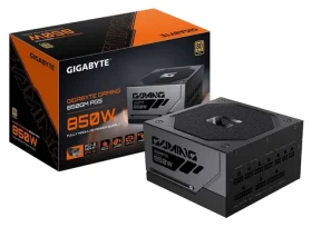 GIGABYTE GAMING 850GM PG5 černá / Zdroj / 850W / 80 PLUS Gold / ATX 3.1 / modulární / 135mm ventilátor (GP-GME850GM PG5)