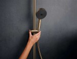 HANSGROHE - Pulsify S Puro Sprchový set s termostatem, průměr 26 cm, 3 proudy, kartáčovaný bronz 24237140