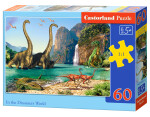 Puzzle Castorland 60 dílků - Dinosauří svět