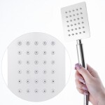 Erga Dual, podomítková sprchová sada s dešťovou sprchou 30×30, chromová, ERG-YKA-BP.DUAL30