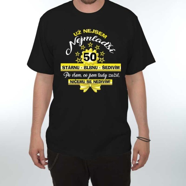 Divja Tričko 50 - Už nejsem nejmladší Velikost: XL