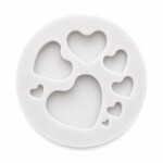 Dortisimo Silikonová forma Srdíčka (na 8 ks) 3,3 cm