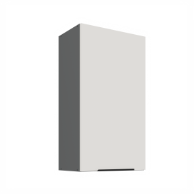 Horní skříňka Aria ANT 50 G-90 1F Barva korpusu: Antracit, Barva dvířek: WH - Crystal white AFM