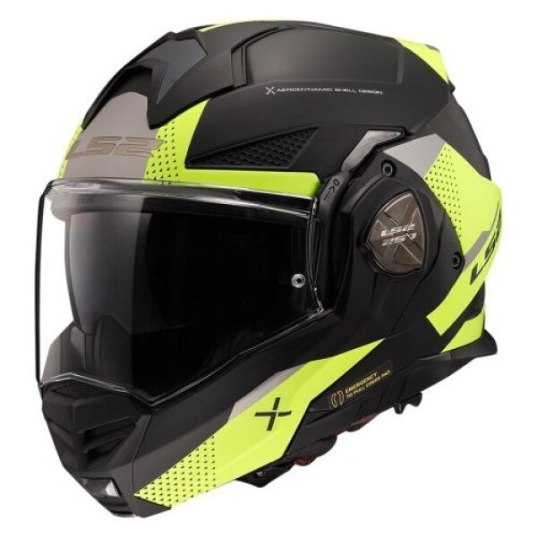 Ls2 Ff901 Advant-X Hpfc Oblivion překlápěcí helma matná-Hi-Vis-žlutá