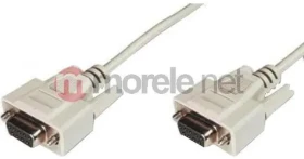Digitus AK610106020E bílá / Sériový kabel / DB9 na DB9 / 2 m (AK610106020E)