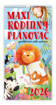 Kalendář nástěnný 2026 - MAXI rodinný plánovač