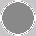CERANO - Koupelnové LED zrcadlo Eterno - Ø 90 CER-8050BD6955