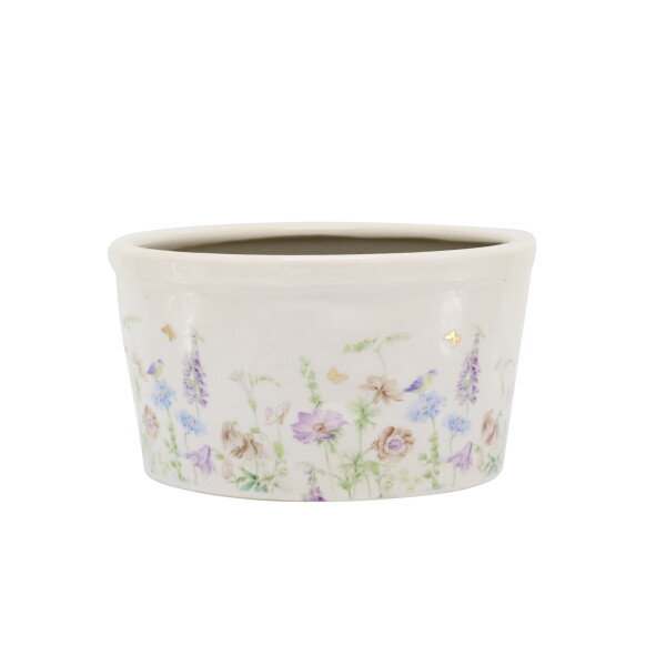 Chic Antique Obal na květiny Papillon Ø 16,5 cm, multi barva, keramika