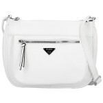Trendy dámská koženková crossbody kabelka Betty, bílá