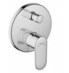 HANSGROHE - Sprchový set s baterií pod omítku, s tělesem, průměr 20 cm, 2 proudy, chrom SANI21HHH012