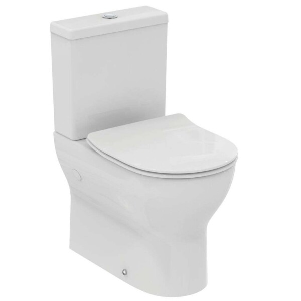 IDEAL STANDARD - Eurovit WC kombi se sedátkem SoftClose, vario odpad, RimLS+, bílá E336301