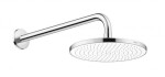 DURAVIT - Sprchy Hlavová sprcha, průměr 23 cm, MinusFlow, chrom/bílá UV0752002005