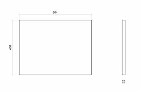 COMAD - Deska 60cm OAK COAST EVOKE 5907611656709