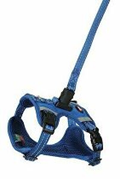 Postroj pes s vodítkem 2m CLIP&GO modrá XS Zolux