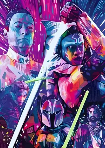 RAVENSBURGER Puzzle Star Wars Hyperspace: Ahsoka XXL