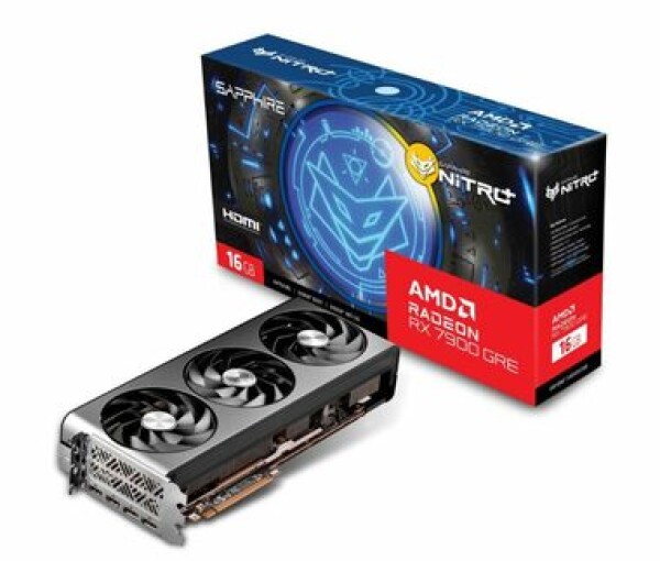 Sapphire Radeon NITRO+ RX 7900 GRE GAMING OC / 2052-2391 MHz / 16GB D6 / 256-bit / 2x HDMI 2x DP / (8+8) (11325-02-20G)