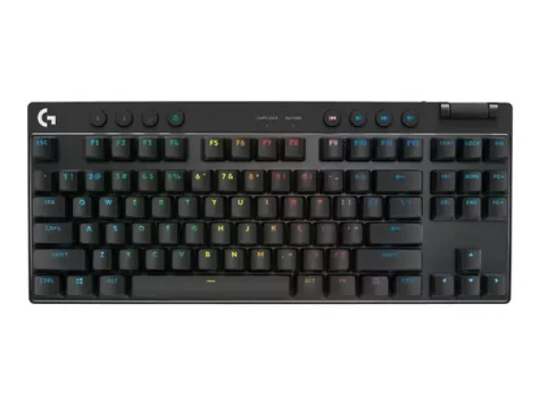 Logitech G915 PRO X černá / bezdrátová herní klávesnice / US Int. layout / Bluetooth / RGB (920-012121)