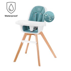 Jídelní židlička Kinderkraft Tixi 2v1 - Turquoise