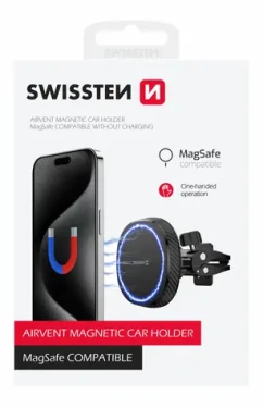 SWISSTEN MagStick COMPACT / Magnetický držák do ventilace auta / Magsafe (65010800)