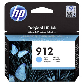 Hewlett-Packard HP 912, azurová, (HP 3YL77AE) - originál