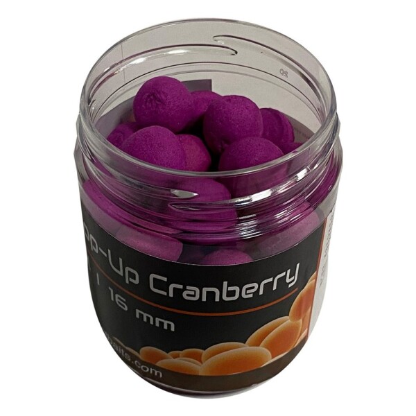 Mastodont Baits Fluo Pop-Up Boilies 16mm 200ml - Cranberry,Mastodont Baits Fluo Pop-Up Boilies 16mm 200ml - Cranberry
