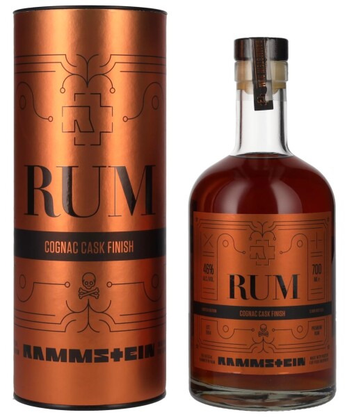 Rammstein Cognac Cask Finish Rum 46% 0,7l (tuba)