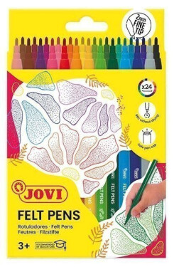 JOVI fixy, jemný hrot - 24ks