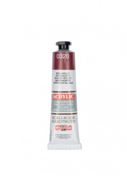 Akrylová barva Koh-i-Noor 40 ml - červenofialová 0320