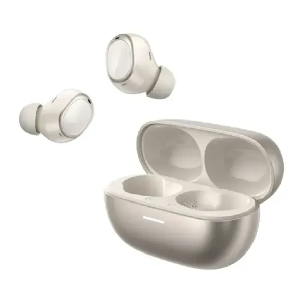 QCY MeloBuds A30 zlatá / Bezdrátová sluchátka / ANC 60 dB / LDAC / Bluetooth 6.0 / Hi-Res / IPX5 (HT22GL)