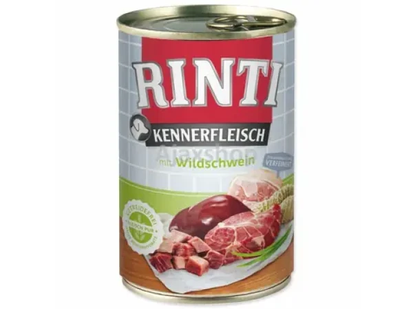 Finnern Rinti divočák 400g / Konzerva pro psy (4000158925343)