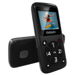 EVOLVEO EasyPhone ID, mobilní telefon pro seniory, černý