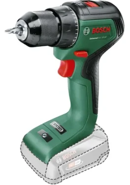 Bosch UniversalDrill 18V-60 zelená/černá / Aku vrtací šroubovák / 18V / bezkartáčový motor / bez baterie a nabíječky (06039D7000)