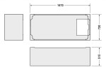 DURAVIT - Příslušenství Podpora pro vanu D-Code, 1700x750 mm 790474000000000