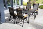 KETTLER Stolová deska HPL 160x95 cm - titane antracit