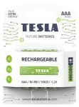 TESLA RECHARGEABLE+ nabíjecí mikrotužková baterie AAA Ni-MH 800mAh 4 ks / HR03 / blister (1099137210)