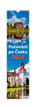 Nástěnný kalendář vázankový/kravata Helma 2025 - Putování po Česku