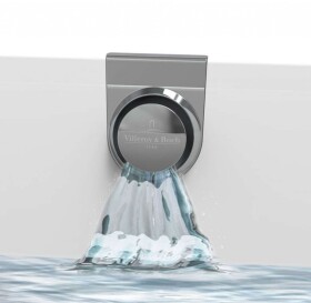 VILLEROY & BOCH - Subway 3.0 Vrchní sada k vanové odtokové a přepadové soupravě s napouštěním, Stone White UPCON0136-RW