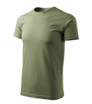 Basic tričko pánské khaki 4XL
