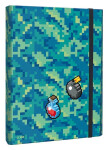 Box na sešity s klopou A4 Pixel Quest