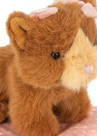 Konges Sløjd Hračka mazlíček v přepravce Cat / Bunny / Dog Bunny, krémová barva, plast, textil