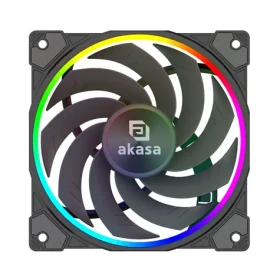 AKASA SOHO AR12 černá / 120mm / Hydro Dynamic Bearing / 31.8 dB @ 2000 RPM / 58.3 CFM / 4-Pin PWM (AK-FN123)