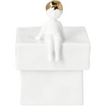 Räder Porcelánová úložná dóza Boy, bílá barva, porcelán