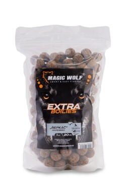 Magic Wolf Boilies Extra 1kg - "Řepkáč" 24mm,Magic Wolf Boilies Extra 1kg - "Řepkáč" 24mm