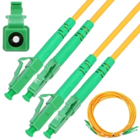 Extralink LC/APC-LC/APC / Patchcord / Jednomódový / Duplex / G657A1 / 1 m